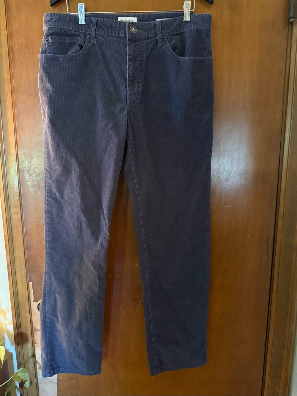 Goodfellow & Co qMen's Navy Corduroy Pants - Classic Straight Fit